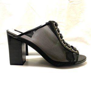 NWB - Jeffrey Campbell, Size 10 - Michigan Patent Leather / Black Combo
